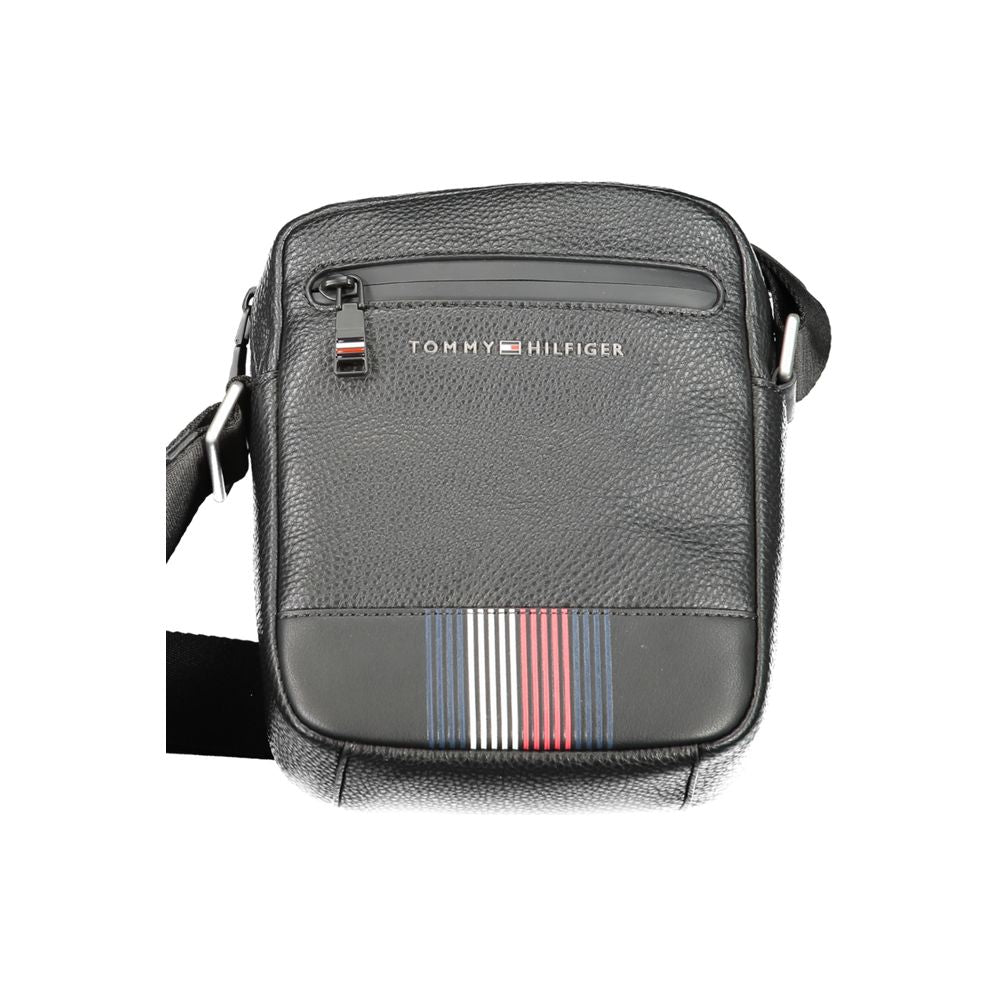 Black Polyethylene Shoulder Bag
