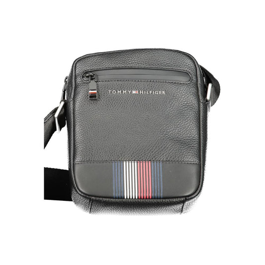 Black Polyethylene Shoulder Bag