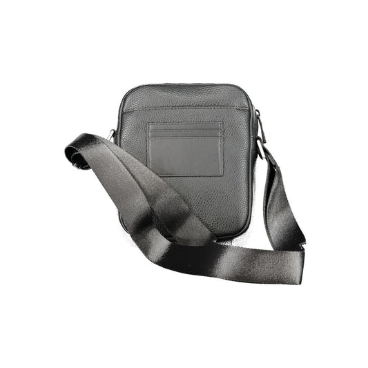 Black Polyethylene Shoulder Bag