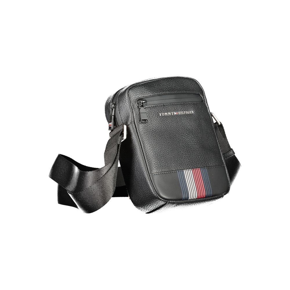 Black Polyethylene Shoulder Bag