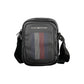 Black Polyethylene Shoulder Bag