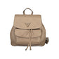 Beige Polyethylene Backpack