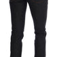 Sleek Dark Blue Super Slim Jeans