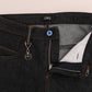 Sleek Dark Blue Super Slim Jeans