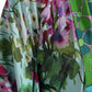 Elegant Floral Silk Bathrobe Jacket