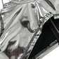 Silver Elegance Top with Zipper Closure