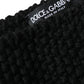 Black Cashmere Knitted Beanie Bonnet Hat Men