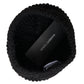 Black Cashmere Knitted Beanie Bonnet Hat Men