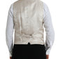 Off White Cotton Waistcoat Dress Formal Vest
