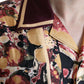 Multicolor Button Down Silk Shirt