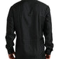 Black Polka Dot Silk Long Sleeve Shirt