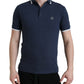 Elegant Crown Embroidered Polo T-Shirt