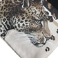 Elegant Leopard Print Crew Neck Tee