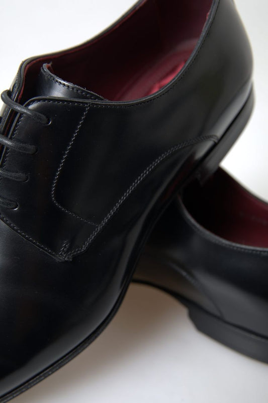 Elegant Black Leather Dress Formal Shoes