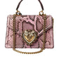 Exotic Elegance Pink Crossbody Bag