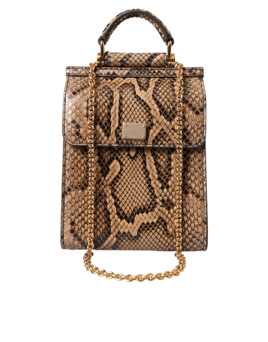 Exotic Leather Chic Crossbody Bag