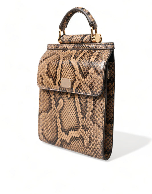 Exotic Leather Chic Crossbody Bag