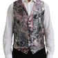 Multicolor Galaxy Silk Waistcoat Formal Vest
