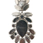 Elegant Large Baroque Crystal Brooch
