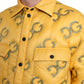 Elegant Yellow Padded Blouson Jacket