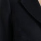 Elegant Virgin Wool Blend Black Blazer