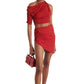 Red Leather Shoulder Bag