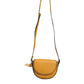 Light Brown Leather Logo Waist Strap Sling Bag