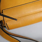 Light Brown Leather Logo Waist Strap Sling Bag