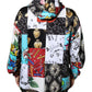 Multicolor Patchwork Cotton Hooded Jacket