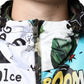 Multicolor Patchwork Cotton Hooded Jacket