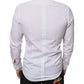 White Bib Cotton Poplin Formal Dress Shirt
