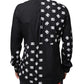 Black DG Logo Print Slim Fit Cotton Shirt
