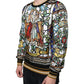 Multicolor Napoleon Pullover Men Sweatshirt Sweater