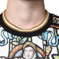 Multicolor Napoleon Pullover Men Sweatshirt Sweater