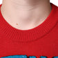 Red I'm The King Wool Crew Neck Sweatshirt Sweater