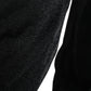 Black Polyester Pullover Sweatshirt Sweater