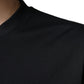 Dark Blue Cotton DG Logo Casual T-shirt