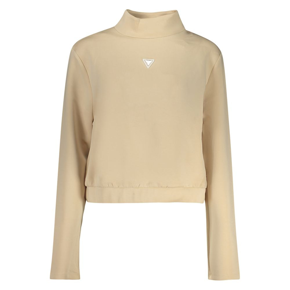Beige Polyester Sweater