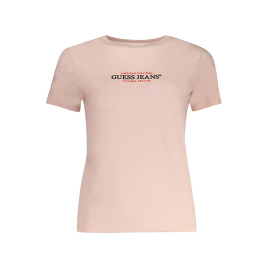Pink Cotton Tops & T-Shirt