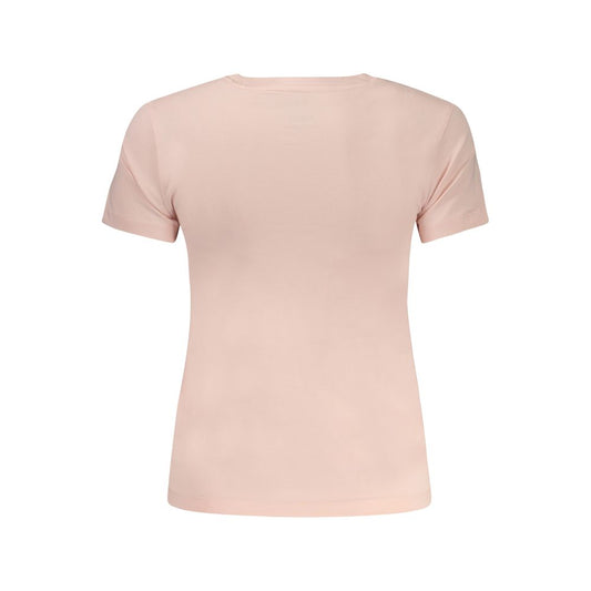 Pink Cotton Tops & T-Shirt