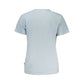 Light Blue Cotton Tops & T-Shirt