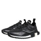 Black White SORRENTO Sport Stretch Sneakers Shoes