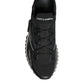 Black White SORRENTO Sport Stretch Sneakers Shoes