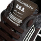 Black White Leather Miami Low Top Sneaker Shoes