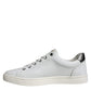 White Leather Heart Low Top Casual Sneakers Shoes