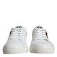 White Leather Heart Low Top Casual Sneakers Shoes