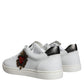 White Leather Heart Low Top Casual Sneakers Shoes