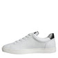 White Leather Heart Low Top Casual Sneakers Shoes
