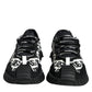 Black Logo Lace Up Low Top NS1 Sneakers Shoes
