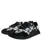 Black Logo Lace Up Low Top NS1 Sneakers Shoes